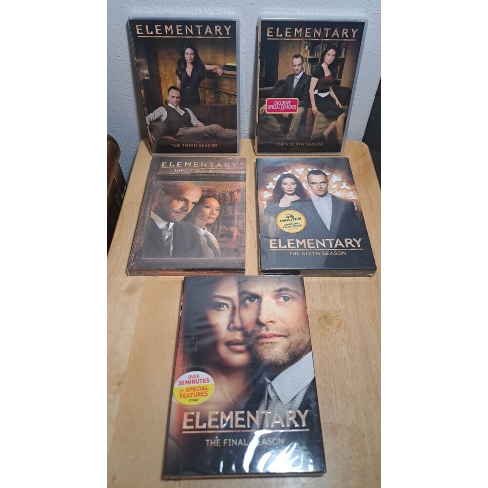 BRAND NEW SEALED Elementary TV Series Seasons 3-7 DVD